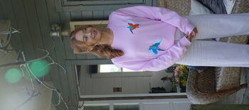 Embroidered Kingfisher Sweater, 5 of 5