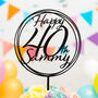 Personalised Acrylic Birthday Cake Topper, thumbnail 1 of 5
