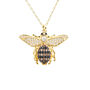 Honey Bee Silver Plated Pendant Necklace, thumbnail 5 of 11