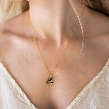 Green Heart Chakra Necklace, 2 of 9
