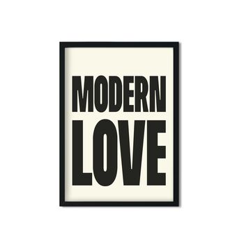 Modern Love Giclée Retro Art Print, 2 of 2