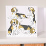 Beagle Illustration Card, thumbnail 4 of 4