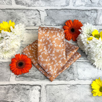 Spice Leaves Wedding Tie Set, 6 of 6