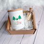 Happy First Christmas As A Family Of Three Scented Candle Gift For New Parents, thumbnail 1 of 4