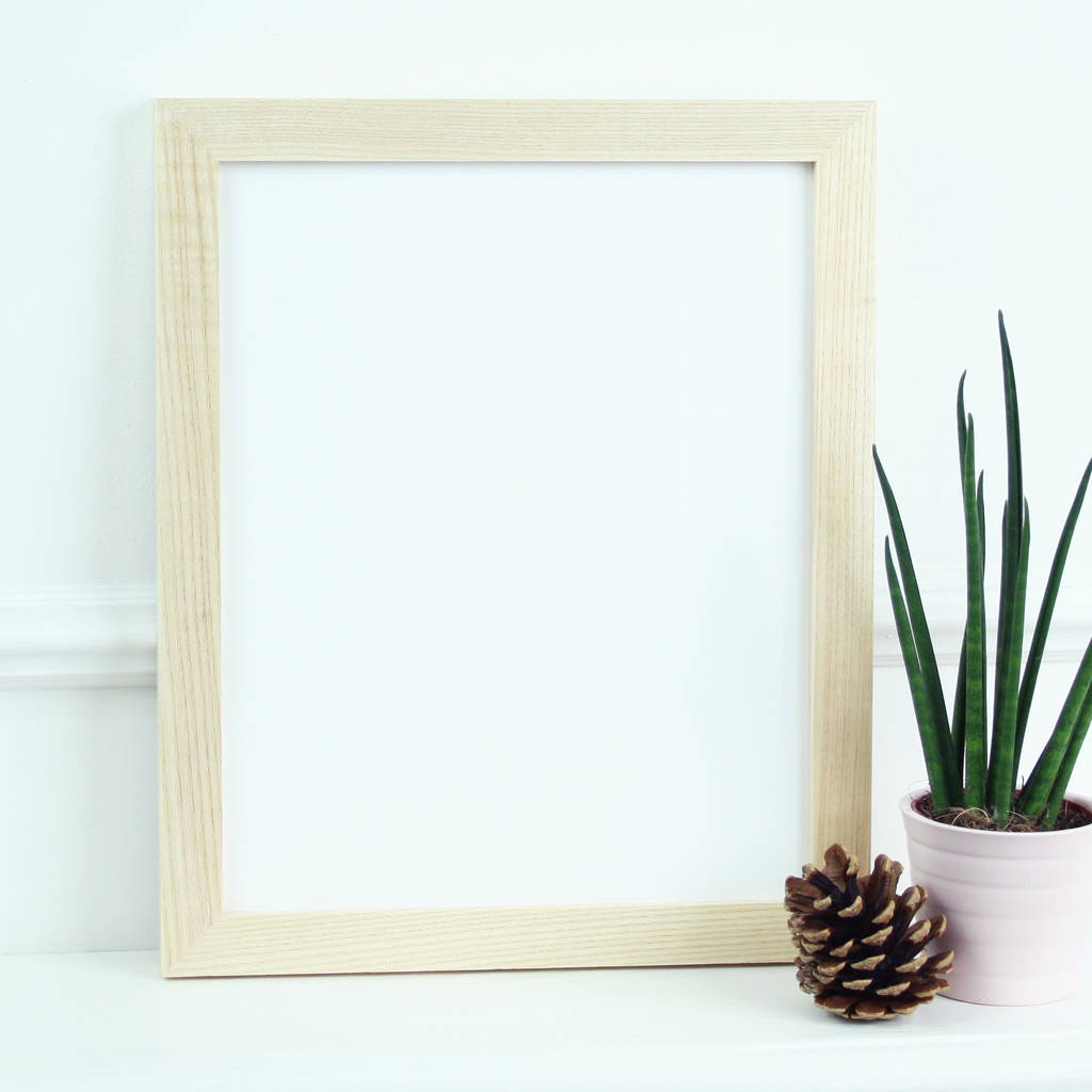 handmade 8x10'' oak or ash picture frame by charlotte duffy design