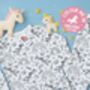Colour Me In Unicorn Pyjamas With Pens, thumbnail 1 of 9