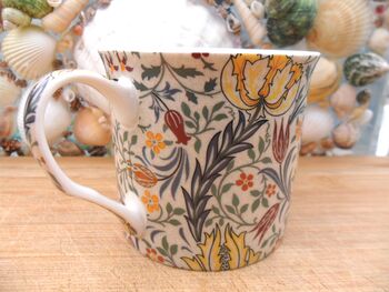 Set Of Six Mugs In William Morris Flora Design, 8 of 9