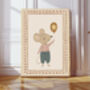 Sweet Mouse Nursery Art Print, thumbnail 1 of 3