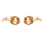 Rose Halo Cufflinks Gold/Silver/Rose Gold, thumbnail 5 of 8
