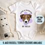 Jack Russell Terrier Baby Onesie, thumbnail 1 of 6