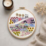 Flower Meadow Cottage Hand Embroidery Kit, thumbnail 1 of 11