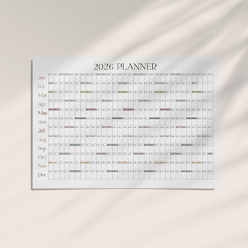 2026 Year Wall Planner | Whole Year Calendar, 4 of 6