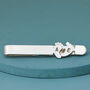 Personalised New Dad Tie Clip Sterling Silver, thumbnail 1 of 7