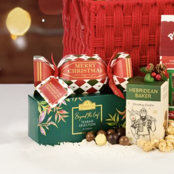 Red Rope Basket Festive Hamper, 5 of 6