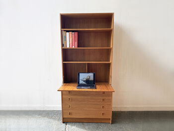 Danish Mid Century Teak Wall Unit By Sejling Skabe, 8 of 12