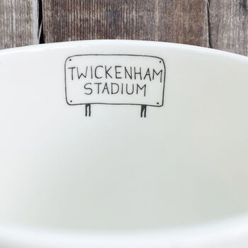 Twickenham English Rugby Stadium Mug, 3 of 5