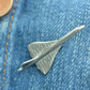 Pewter Concorde Lapel Pin Badge, thumbnail 1 of 3