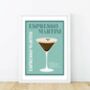 Espresso Martini Cocktail Poster, thumbnail 8 of 9