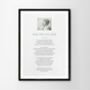 Use Your Own Anniversary Photos And Words Print, thumbnail 8 of 8