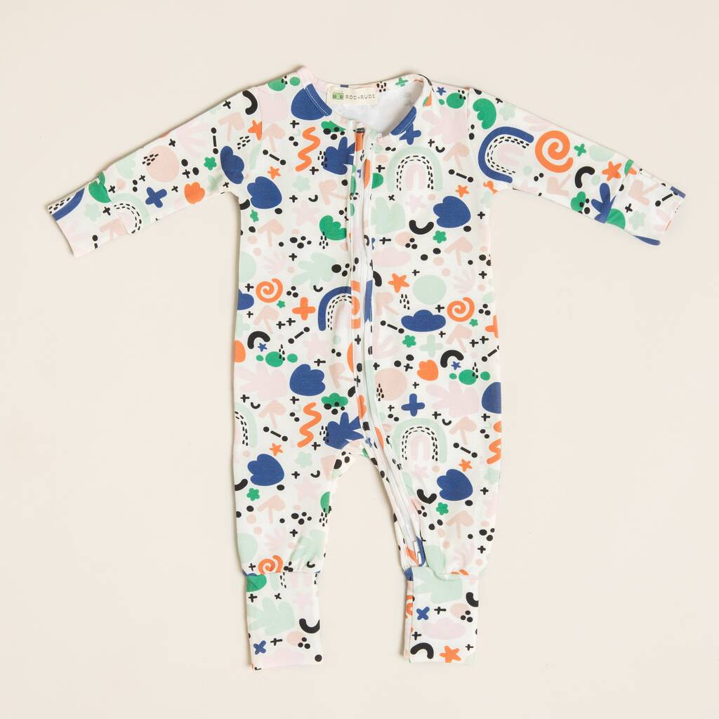 All That Jazz Zipped Sleepsuit, 1 of 3