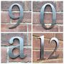 Traditional Stainless Steel House Number, thumbnail 5 of 5