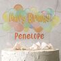 Personalised Pastel Balloon Cake Topper, thumbnail 3 of 5