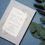 Flora Classic Wedding And Event Invitation Cards, thumbnail 6 of 12
