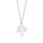 Tree Charm Necklace, Sterling Silver Or Gold Plated, thumbnail 7 of 10
