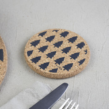 Cork Placemats And Coasters | Trees, 3 of 8