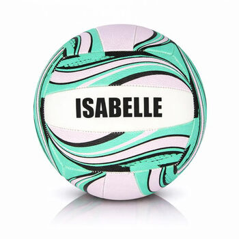 Personalised Netball Ball Mint Green, 4 of 9