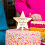 Personalised 'Made With Love' Star Cake Topper, thumbnail 2 of 7
