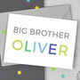 Personalised Big Brother Card, thumbnail 3 of 3