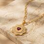 Heart Disc 18k Gold Plated Waterproof Necklace, thumbnail 1 of 4
