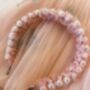 Pixie Pearls Headband With A Pink Satin Drawstring Bag // Ages Two To Adult, thumbnail 4 of 6