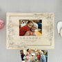 Personalised Lily Photo Memory Box In Natural Wood For Bereavement And Memorial Gift, thumbnail 5 of 12