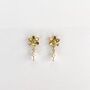 Flower Stud Earrings, thumbnail 2 of 2