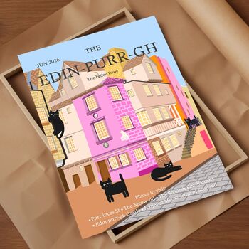 Edinpurrgh Cat Art Print, 2 of 4