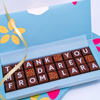 Thank You Teacher Personalised Chocolate Gift, 3 of 7