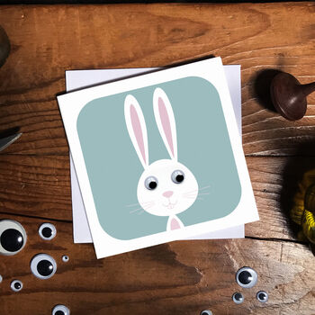Bunny Rabbit Birthday Card, 4 of 4