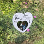 Acrylic Heart Pet Photo Memorial Garden Tag Wire Holder, thumbnail 1 of 5