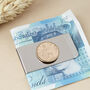 100th Birthday 1924 Farthing Coin Money Clip, thumbnail 2 of 9