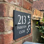 Personalised Butterfly Slate House Number Sign, thumbnail 3 of 3