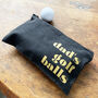 Golf Ball Zipped Bag, thumbnail 1 of 3