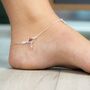 Butterfly Charm Indian Payal Anklet, thumbnail 3 of 6