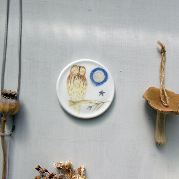 Tawny Owl Decorative Mini Wall Plate, 3 of 6