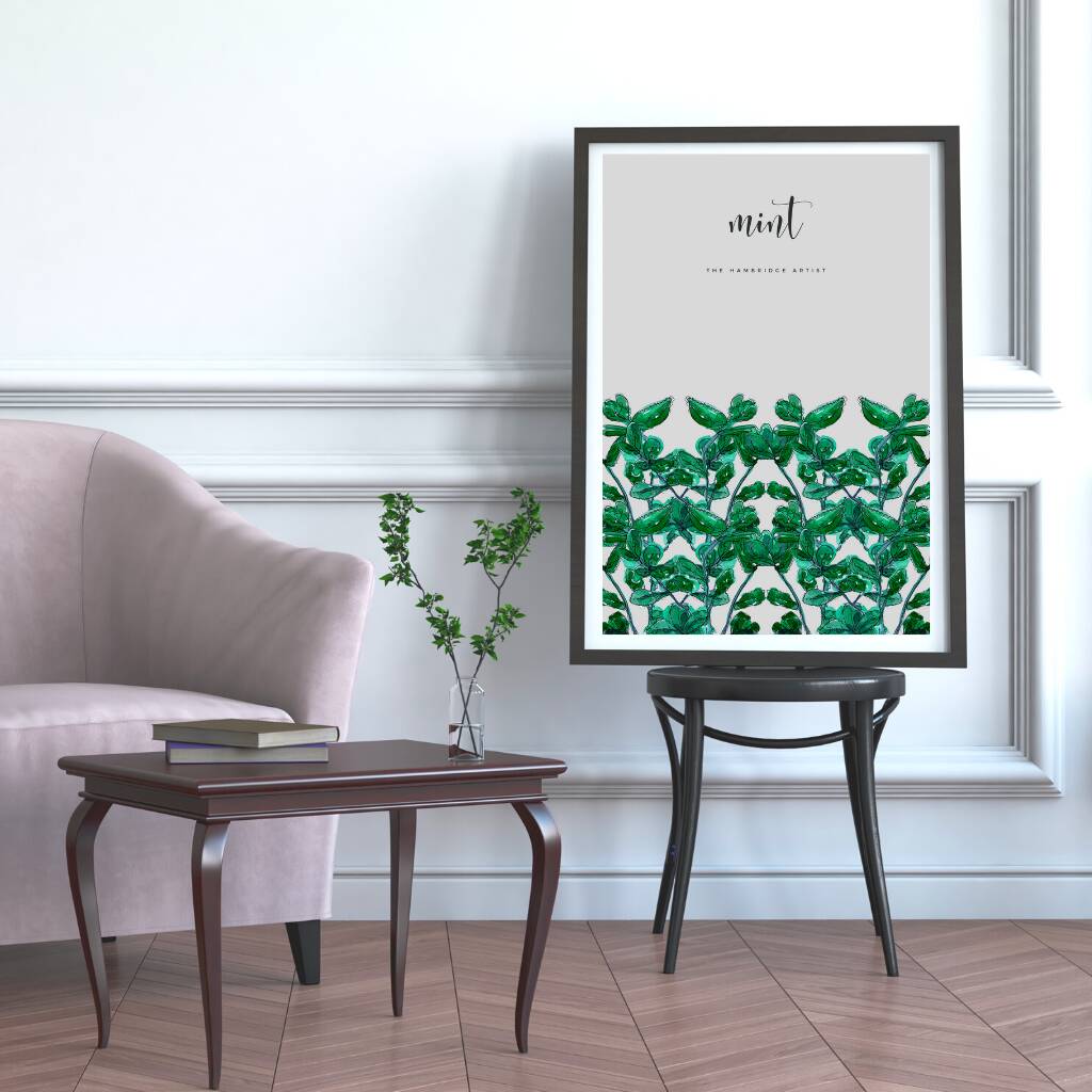 Mint Art Print By The Hambridge Artist | notonthehighstreet.com