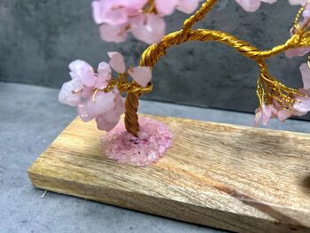 Yoga Figurine With Quartz Gem Tree Yoga Gift Ornament Gift Namaste, 3 of 8