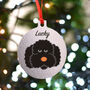 Cockapoo Christmas Dog Breec Decoration Personalised, thumbnail 7 of 9