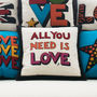 All You Need Is Love Cushion, thumbnail 1 of 2