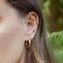 Silver Snake Cartilage Bar Ear Cuff, thumbnail 2 of 5